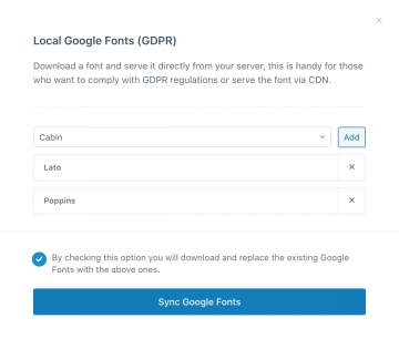 Blocksy Pro How to Enable Local Google Fonts For GDPR Compliance