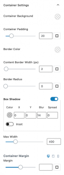 How To Use Kadence Table of Contents Block Container Settings