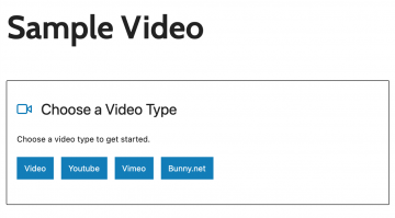 Presto Player Media Hub Add New Video