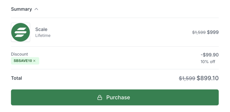 SureCart Checkout Enter Coupon Code and Apply