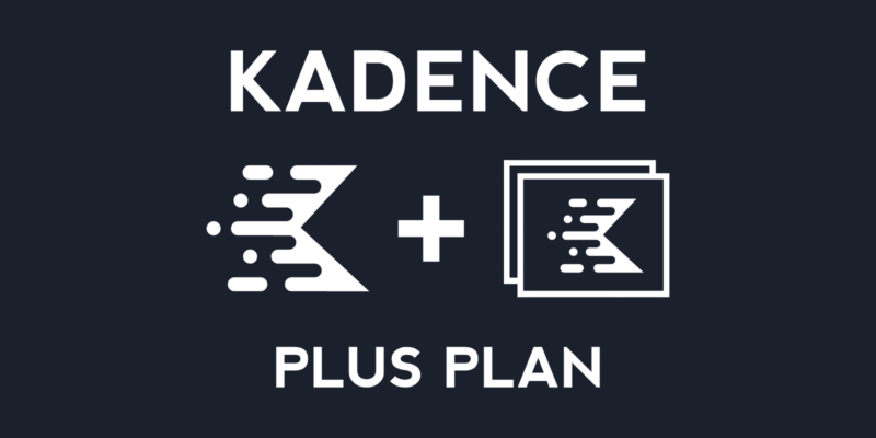 Kadence Plus Plan Banner